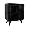 Caelmont Handcrafted Solid Wood Bar Cabinet