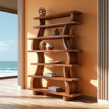 Caelmont Handcrafted Solid Wood Bookshelf SPA235793