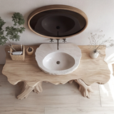 Caelric Rootform Solid Wood Freestanding Bathroom Vanity - Timberustic Freestanding Bathroom Vanity