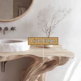 Caelric Rootform Solid Wood Freestanding Bathroom Vanity - Timberustic Freestanding Bathroom Vanity