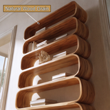 Caelric Sculpted Solid Wood Bookshelf - Timberustic Bookshelf