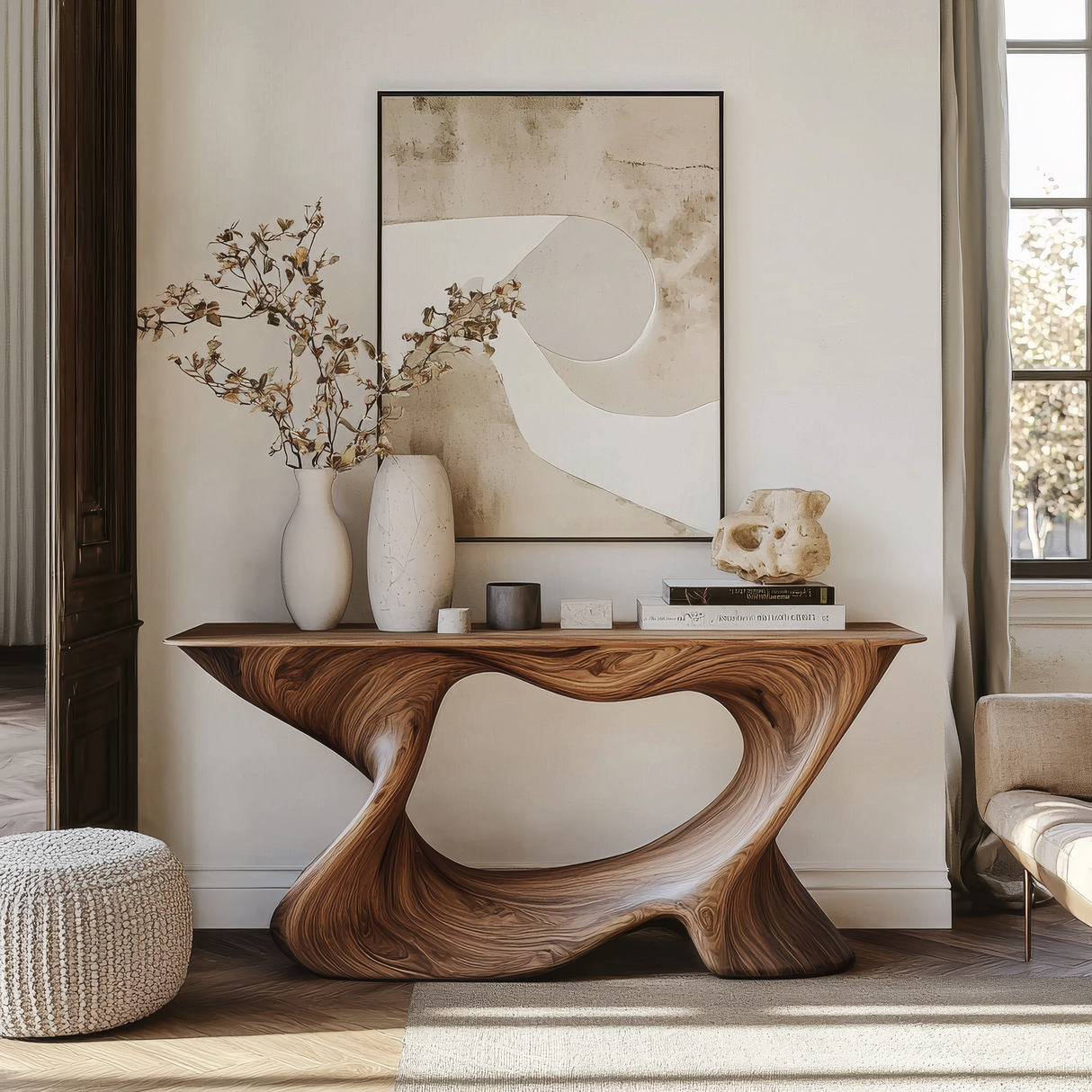 Caelthor Organic Solid Wood Console Table - Timberustic Console Table