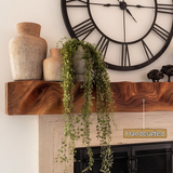 Caelthorn Carved Solid Wood Fireplace Mantel Shelf - Timberustic Fireplace Mantel Shelf