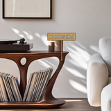Caelthorn Handcrafted Solid Wood Record Player Stand SPA104642
