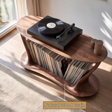 Caelthorn Handcrafted Solid Wood Record Player Stand SPA104642