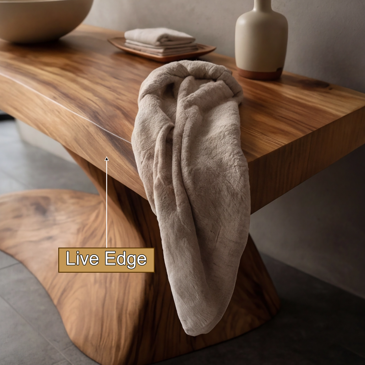 Caelun Sculpted Solid Wood Freestanding Bathroom Vanity - Timberustic Freestanding Bathroom Vanity