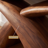 Caelvyn Sculpted Solid Wood Console Table - Timberustic Console Table