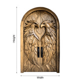 Caelvyr Sculpted Solid Wood Arched Double Doors - Timberustic Door