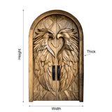Caelvyr Sculpted Solid Wood Arched Double Doors - Timberustic Door