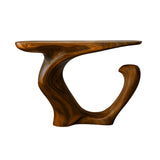 Caelwyn Artisan Solid Wood Console Table Brown - Timberustic Console Table