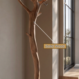 Caelwyn Sculpted Solid Wood Tree Coat Rack - Timberustic Tree Coat Rack