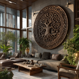 Caelwyn Solid Wood Sculpted Wall Art - Timberustic Wall Art