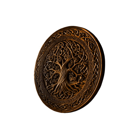 Caelwyn Solid Wood Sculpted Wall Art Brown - Timberustic Wall Art
