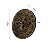 Caelwyn Solid Wood Sculpted Wall Art - Timberustic Wall Art