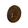 Caelwyn Solid Wood Sculpted Wall Art Teak - Timberustic Wall Art