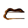 Calder Sculpted Solid Wood Wine Display Shelf Brown - Timberustic Wine Display Shelf