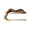 Calder Sculpted Solid Wood Wine Display Shelf Natural Oak - Timberustic Wine Display Shelf