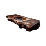 Caldera Live Edge Solid Wood Floating Bathroom Vanity with Integrated Sink