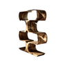 Caldera Sculpted Solid Wood Decorative Bookshelf Natural Oak - Timberustic Decorative Bookshelf