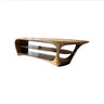 Calderon Curve Solid Wood Kitchen Island Natural Oak - Timberustic Kitchen Island