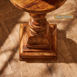 Caldris Solid Wood Pedestal Stand - Timberustic Pedestal Stand