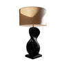 Calira Knot Sculpted Solid Wood Table Lamp