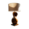 Calira Knot Sculpted Solid Wood Table Lamp