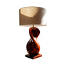 Calira Knot Sculpted Solid Wood Table Lamp