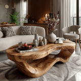 Calven Drift Solid Wood Coffee Table - Timberustic Coffee Table