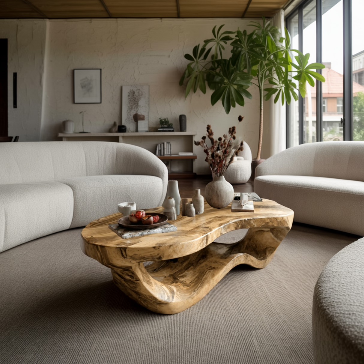 Calven Drift Solid Wood Coffee Table - Timberustic Coffee Table