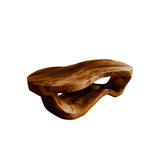 Calven Drift Solid Wood Coffee Table Brown - Timberustic Coffee Table