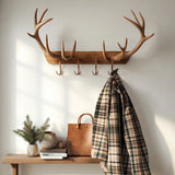 Calver Handcrafted Solid Wood Wall Hook Rack - Timberustic Wall Hook Rack