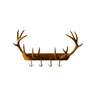 Calver Handcrafted Solid Wood Wall Hook Rack Brown - Timberustic Wall Hook Rack