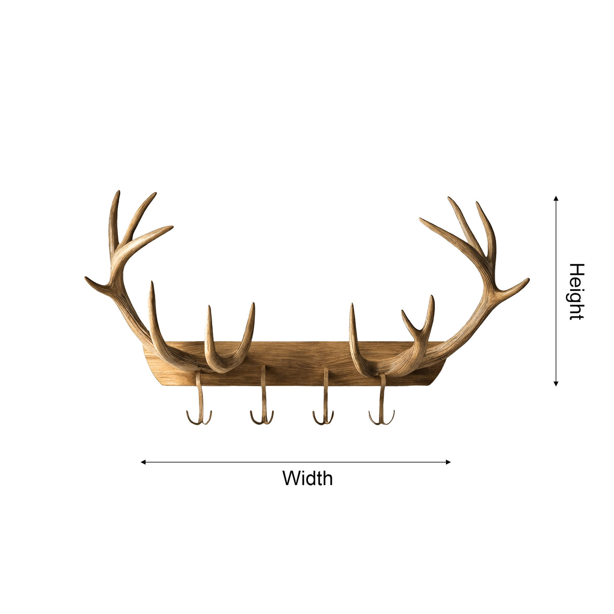Calver Handcrafted Solid Wood Wall Hook Rack - Timberustic Wall Hook Rack