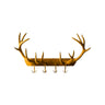 Calver Handcrafted Solid Wood Wall Hook Rack Teak - Timberustic Wall Hook Rack