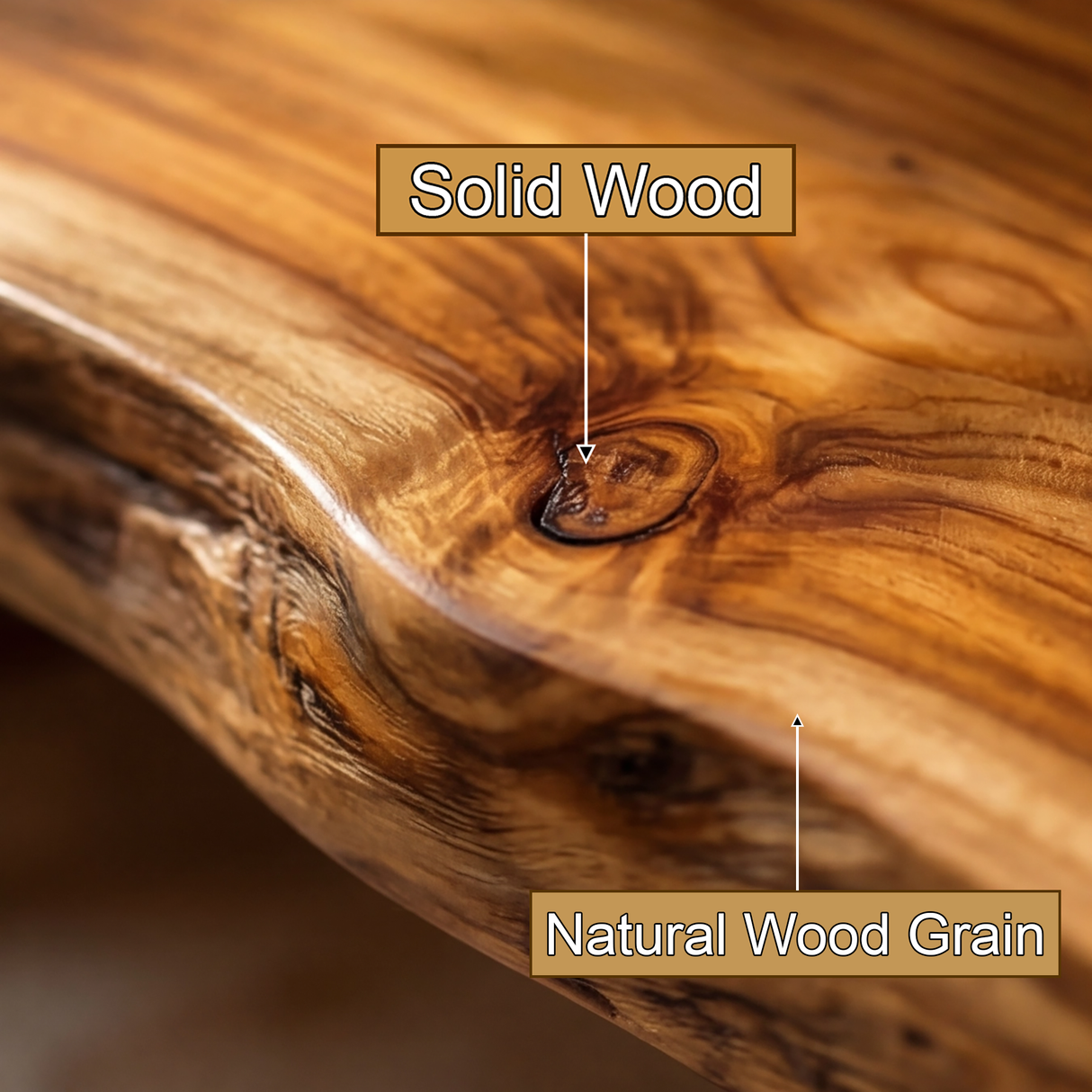 Calviro Handcrafted Live Edge Solid Wood Floating Bathroom Vanity SPA334368 - Timberustic Floating Bathroom Vanity