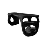 Calyth Loop Solid Wood Kitchen Island Black - Timberustic Kitchen Island