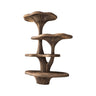 Canopy Handcrafted Natural Hardwood Mushroom Bookshelf