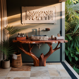 Canopy Live Edge Solid Wood Bathroom Vanity