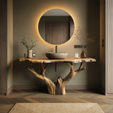 Canopy Live Edge Solid Wood Bathroom Vanity