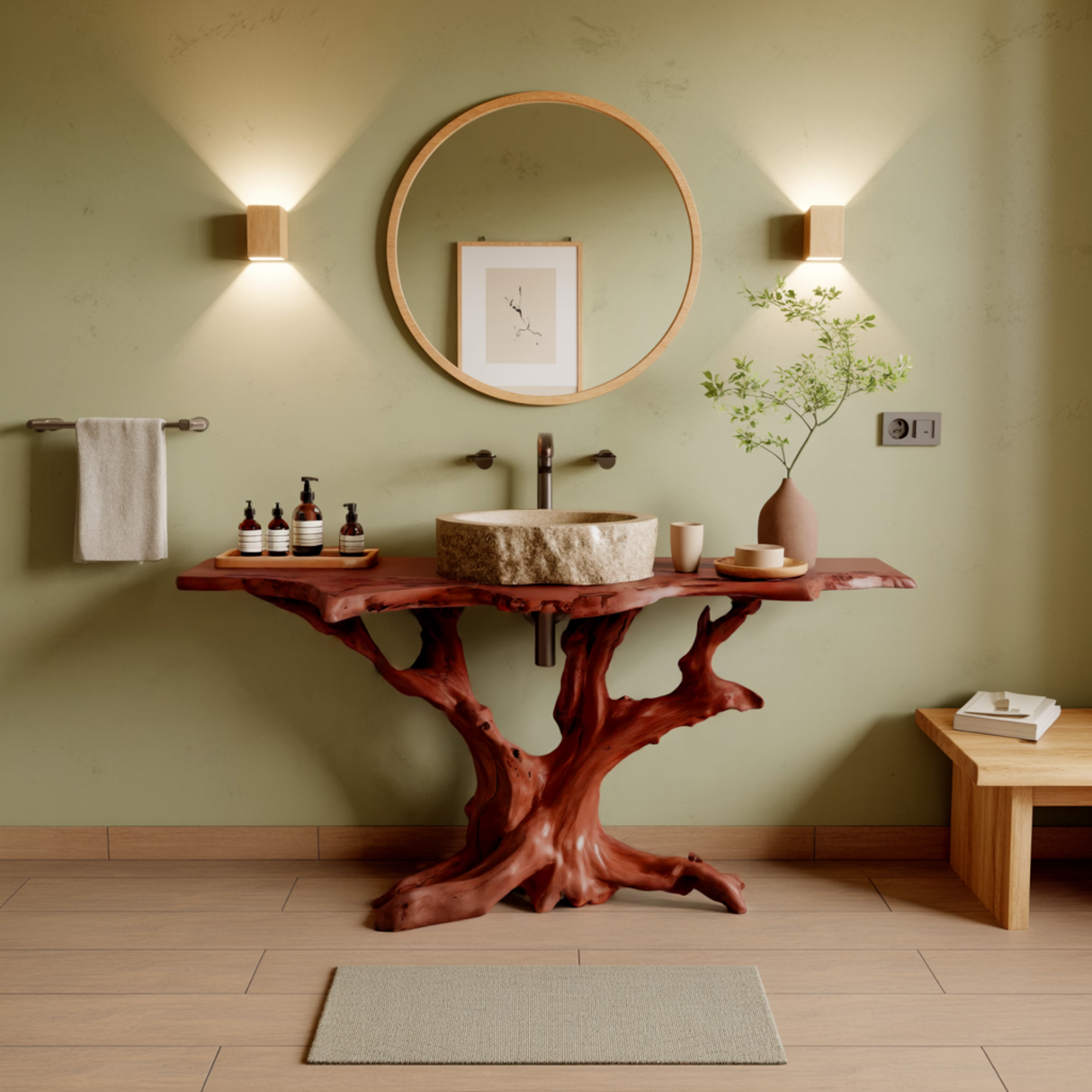 Canopy Root Live Edge Bathroom Vanity