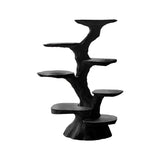 Canopy Sculpted Solid Wood Tree-Inspired Cat Tree Shelf Black - Timberustic Tree-Inspired Cat Tree Shelf