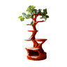 Canora Sculpted Solid Wood Tree-Inspired Cat Tree Shelf Mahogany - Timberustic Tree-Inspired Cat Tree Shelf