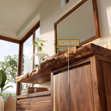 Canyonridge Live Edge Solid Wood Freestanding Bathroom Vanity With Cabinet