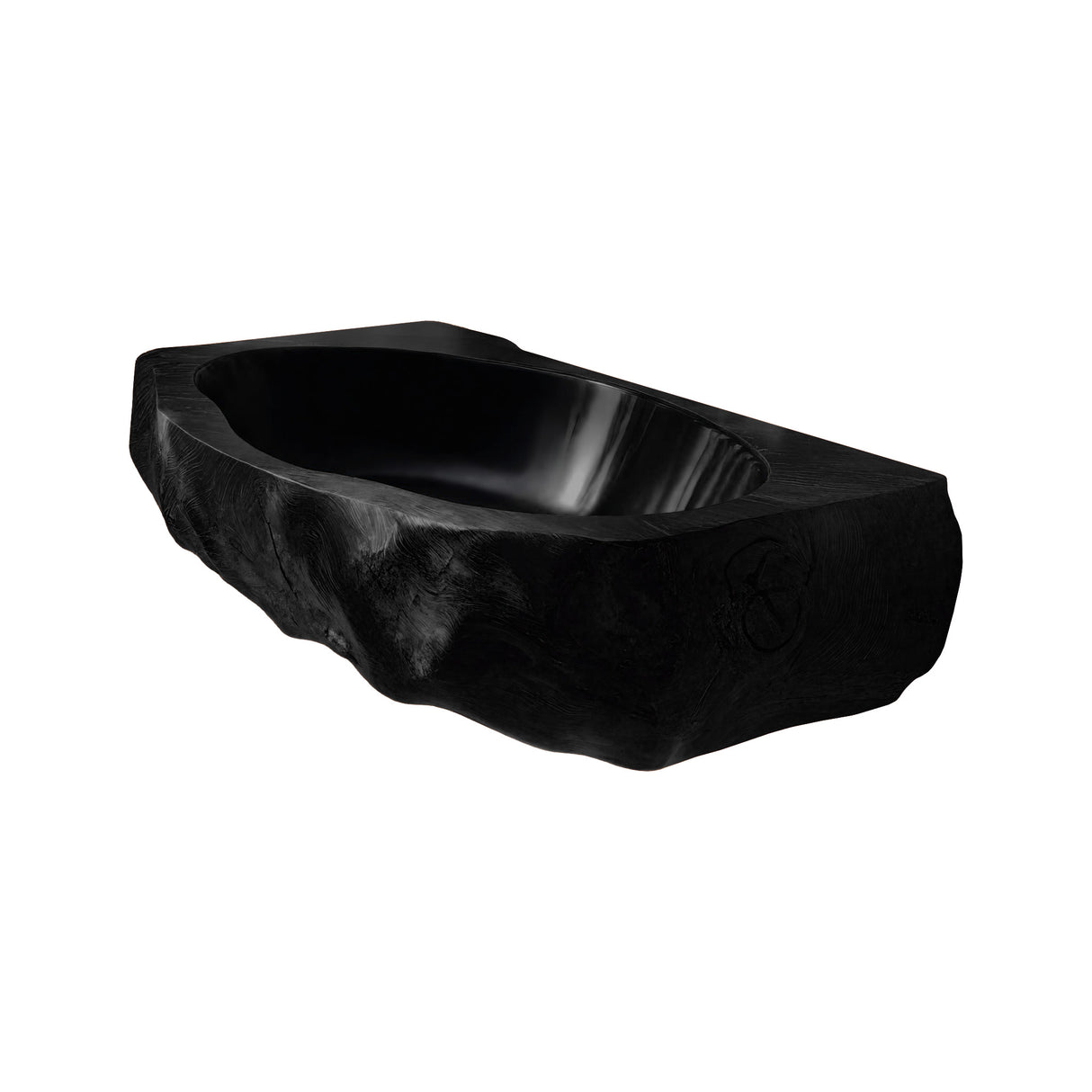 Canyonroot Carved Solid Wood Vessel Sink