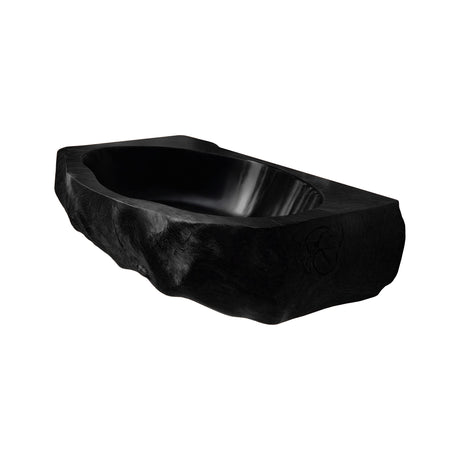 Canyonroot Carved Solid Wood Vessel Sink