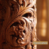 Cavelle Solid Wood Pedestal Stand - Timberustic Pedestal Stand