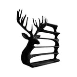 Cervin Crest Handcrafted Sculpture Deer Bookshelf
