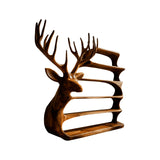 Cervin Crest Handcrafted Sculpture Deer Bookshelf