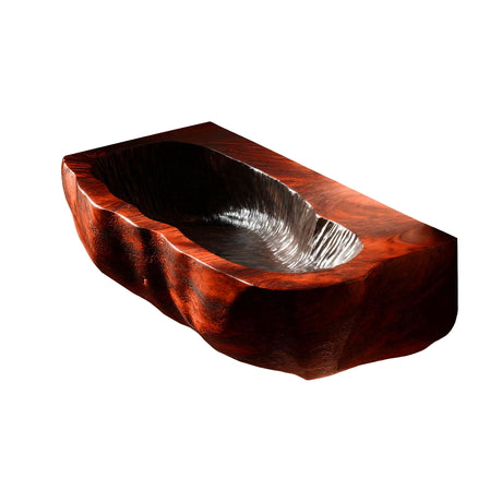 Cliffwave Carved Solid Wood Vessel Sink